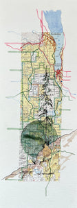 Topographic Map Art - KALEDEN