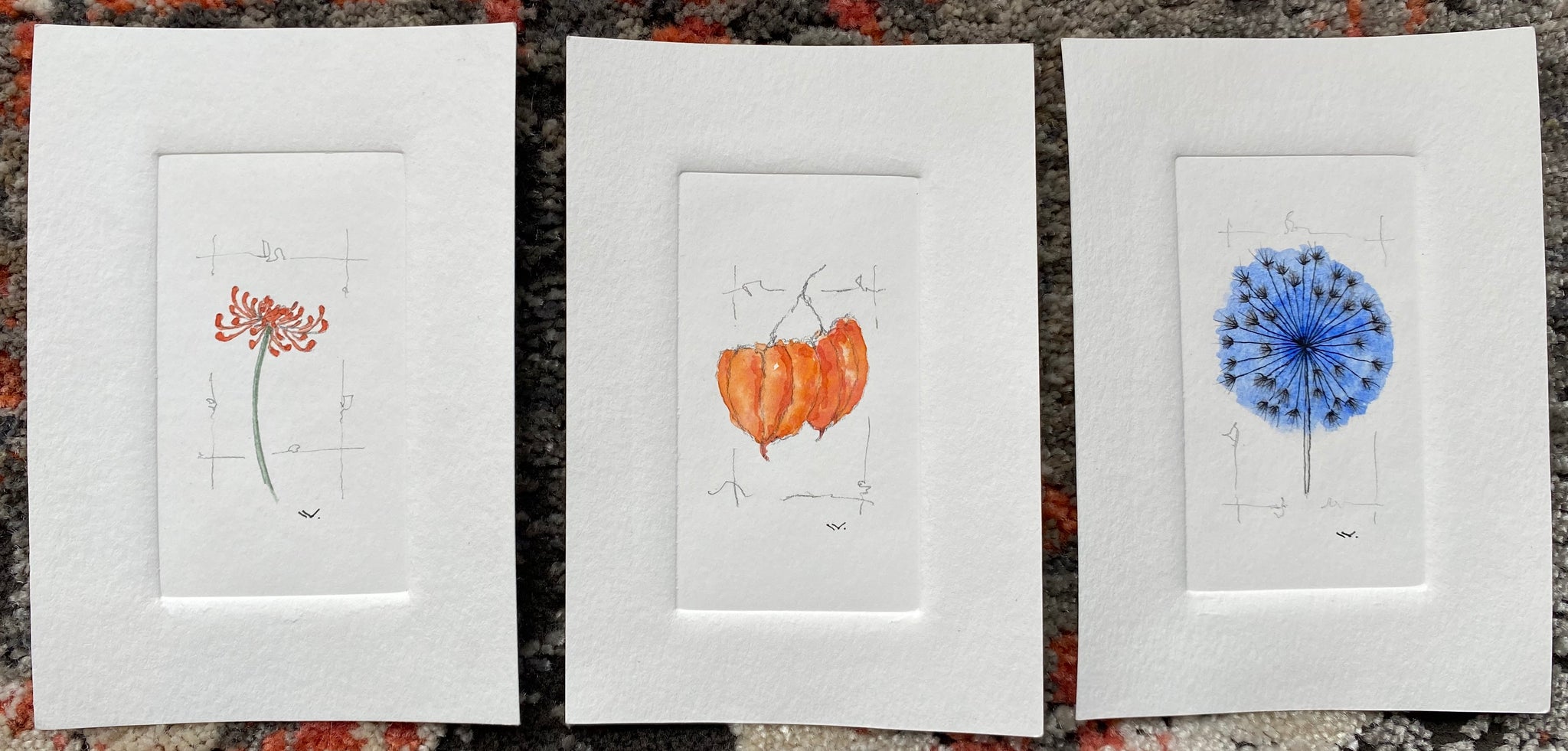 Embossed Watercolour Series