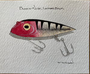 Lyman Lures - new design release - Bloody Nose Ladderback