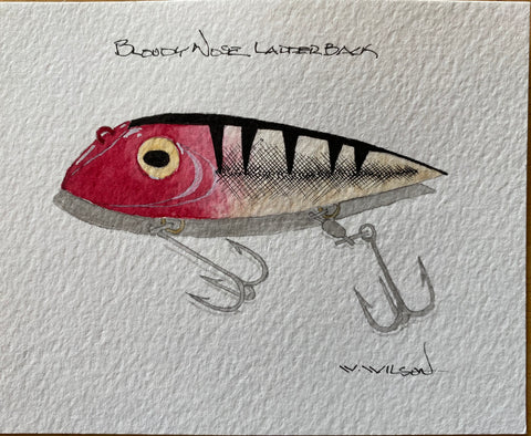 Lyman Lures - new design release - Bloody Nose Ladderback