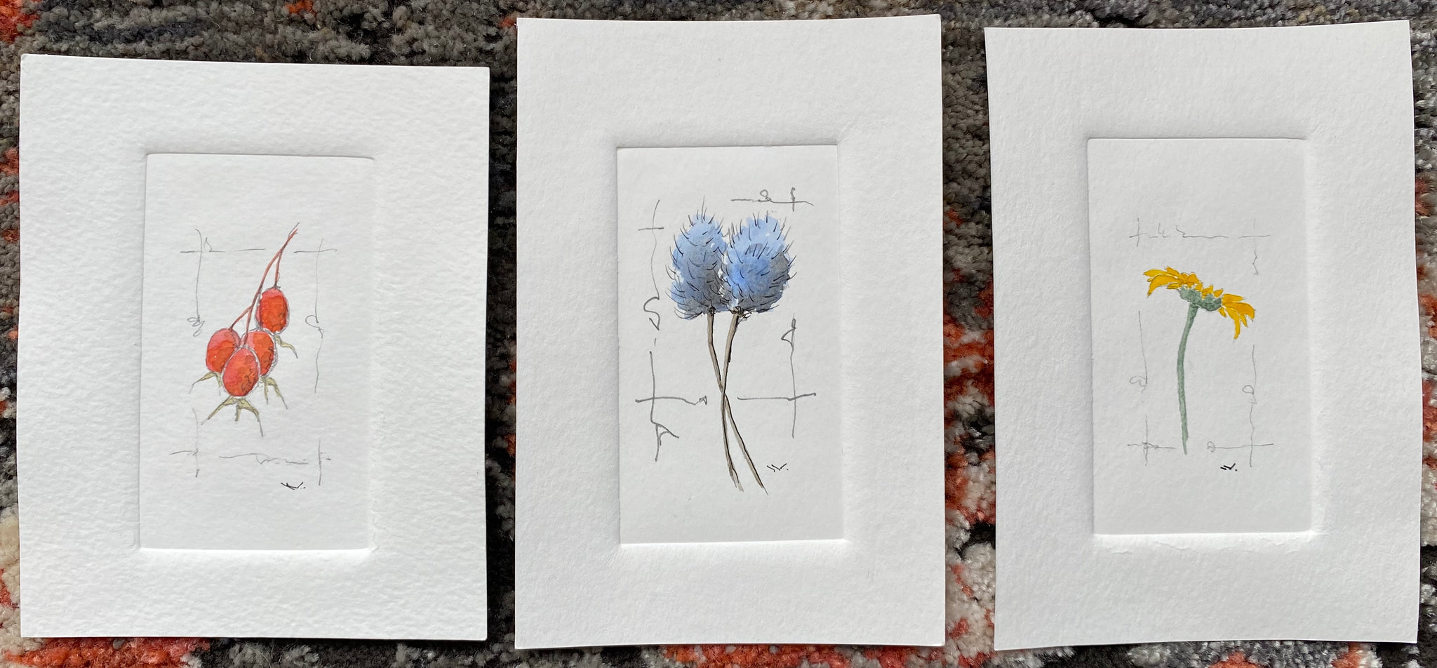 Embossed Watercolour Series