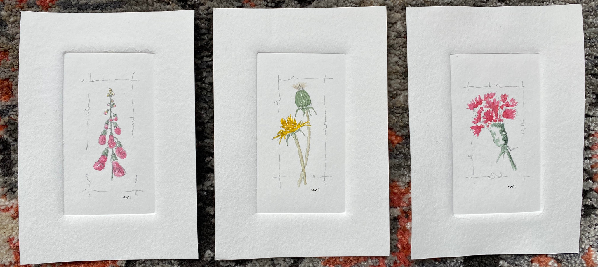 Embossed Watercolour Series