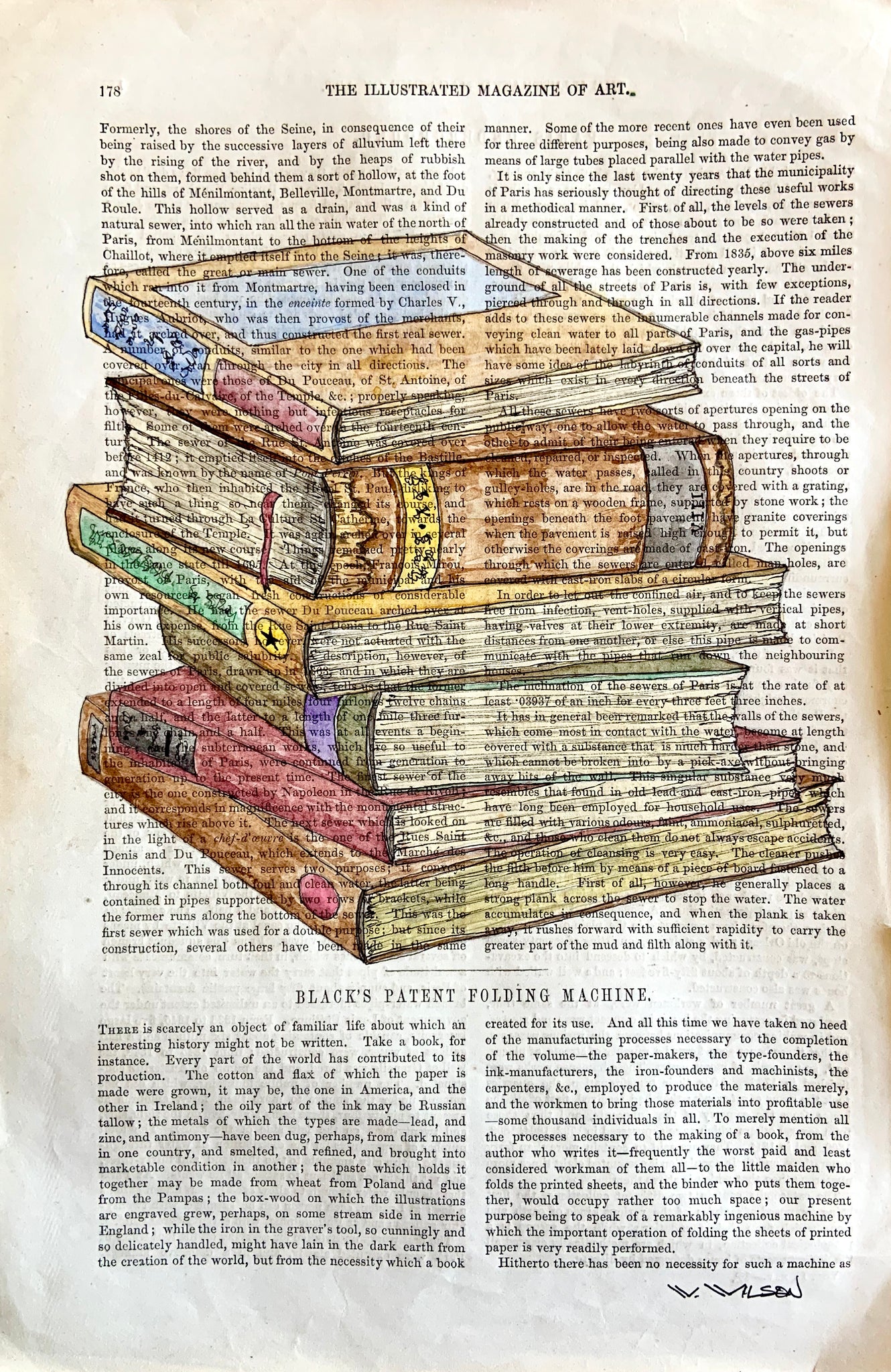 Library Offering 8”w X 12”h