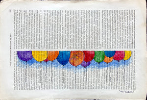 Balloon Day 12”w X 8”h