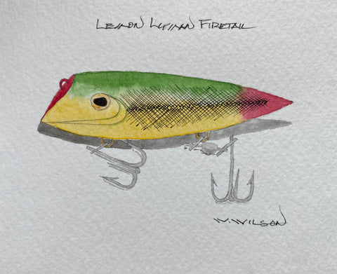 Lyman Lures - new design release - Lemon Lyman Firetail