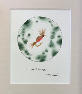 Tom Thumb - Red 4”w X 5”h