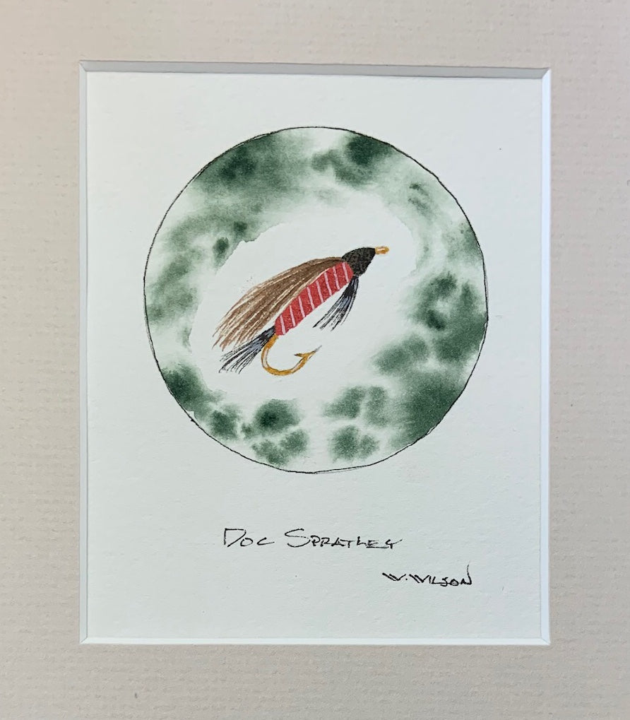 Doc Spratley - Red 4”w X 5”h
