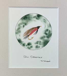 Doc Spratley - Red 4”w X 5”h