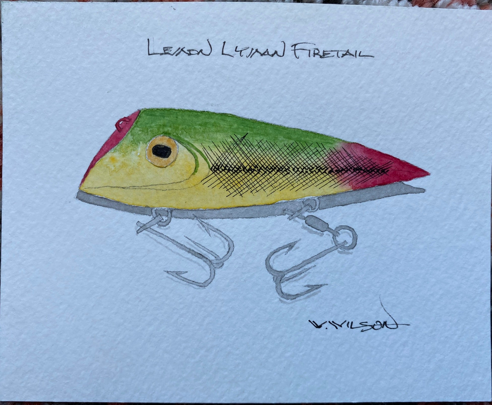Lyman Lures - new design release - Lemon Lyman Firetail